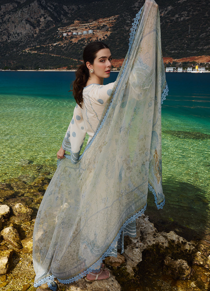 Image | Lawnkari 25 | Mila -  Image Ladies Clothes - Original Designer Dress - House of Maryam
