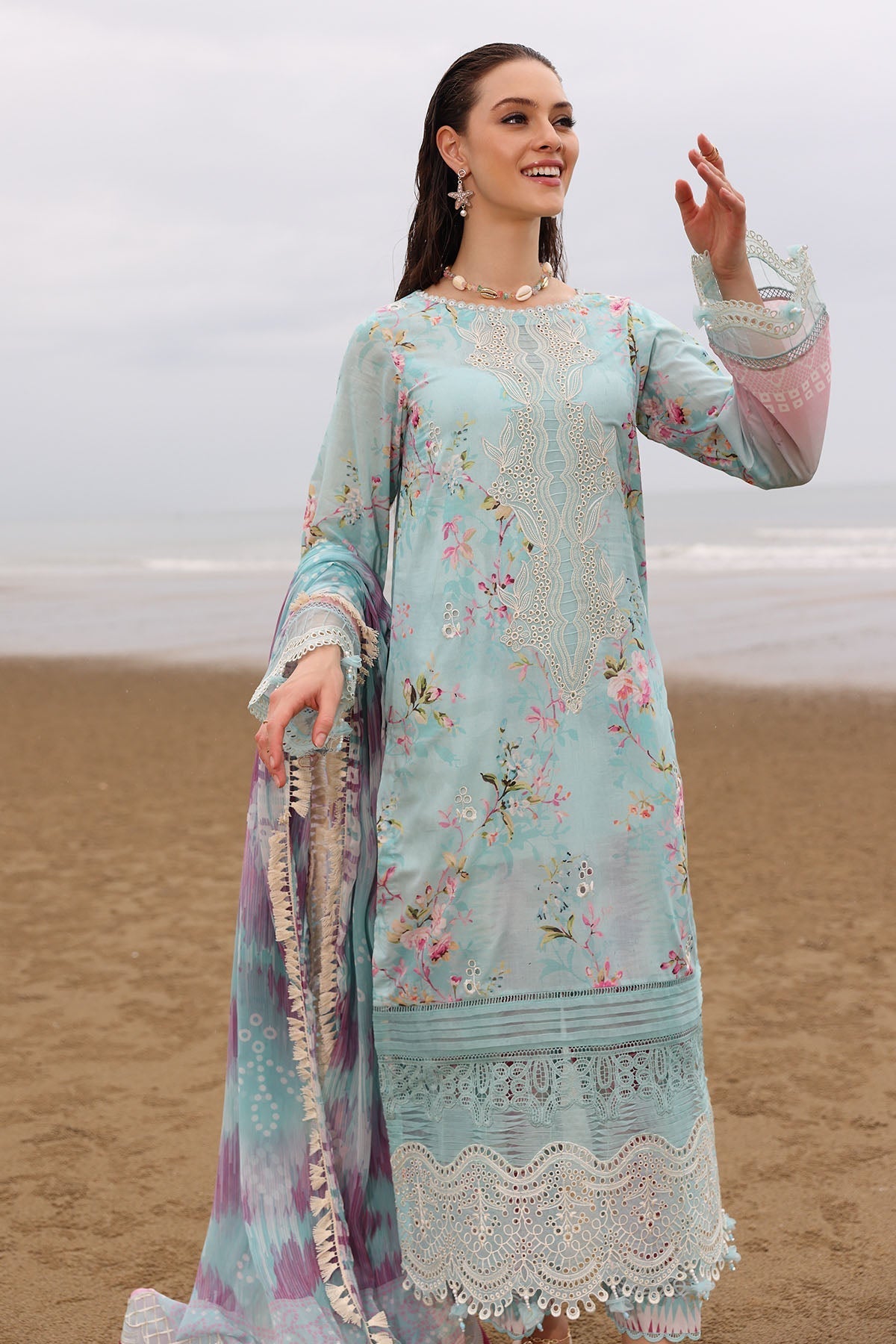 Nureh | Gardenia Embroidered Lawn 25 | NSG-173 -  Nureh Ladies Clothes -  House of Maryam