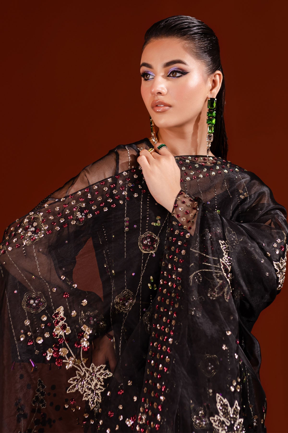 Nureh | Tiny Twinkles | NP-485 -  Nureh Formal - Original Designer Dress - House of Maryam