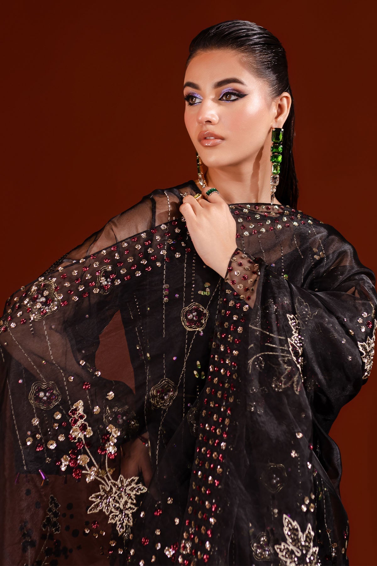 Nureh | Tiny Twinkles | NP-485 by Designer Nureh - House of Maryam - Pakistani Designer Ethnic Wear in {{ shop.shopifyCountryName }}