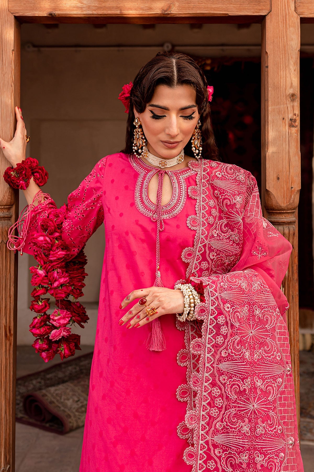 Nureh | Lawn Jacquard | NS-73 -  Nureh Ladies Clothes - Original Designer Dress - House of Maryam