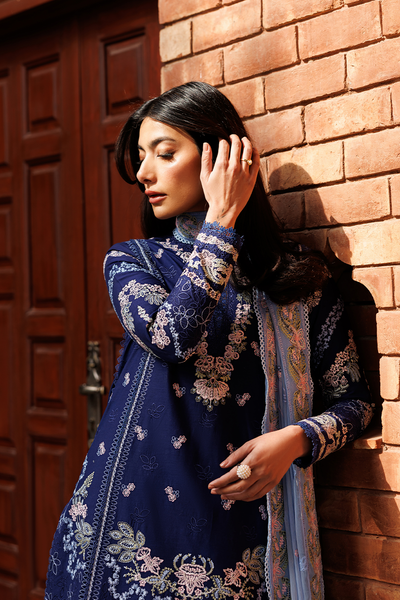 Emaan Adeel | Mirabelle Festive Luxury Lawn | PETAL POSH