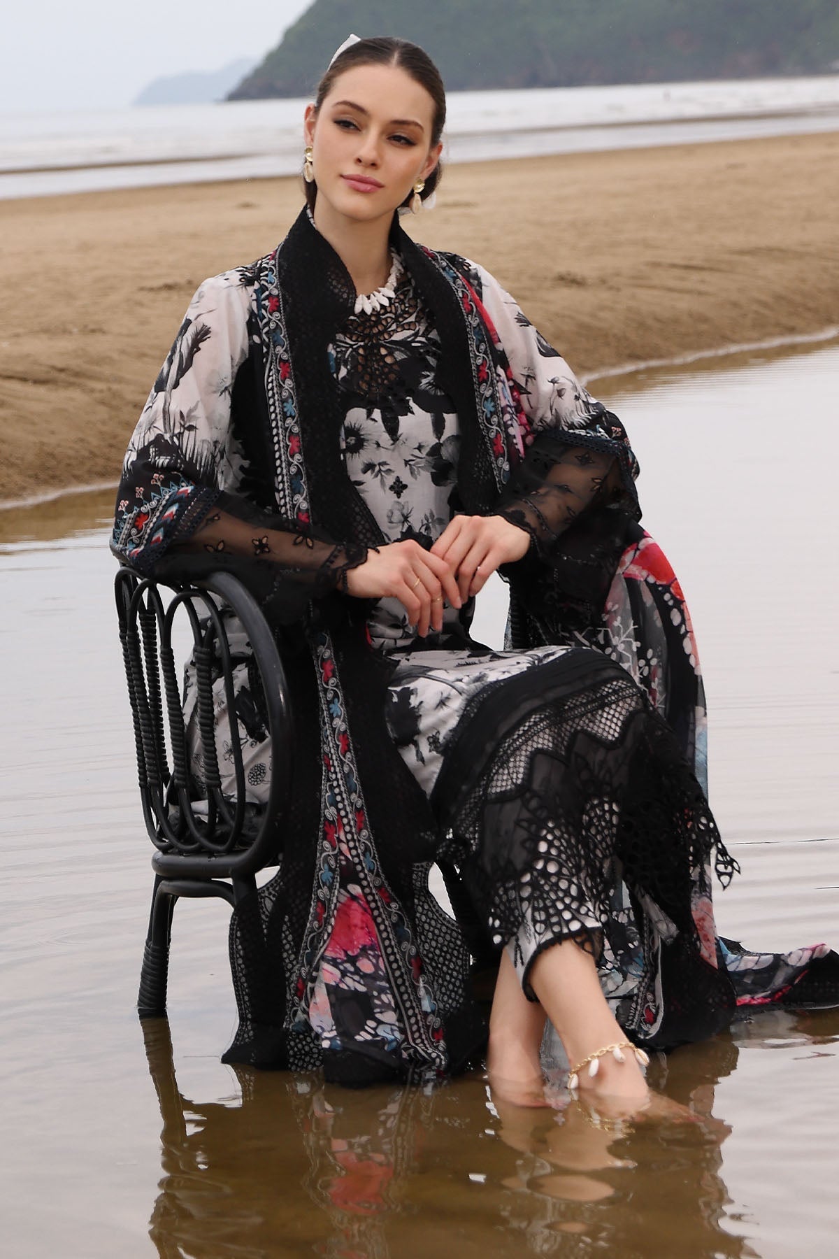 Nureh | Gardenia Embroidered Lawn 25 | NSG-175 -  Nureh Ladies Clothes - Original Designer Dress - House of Maryam