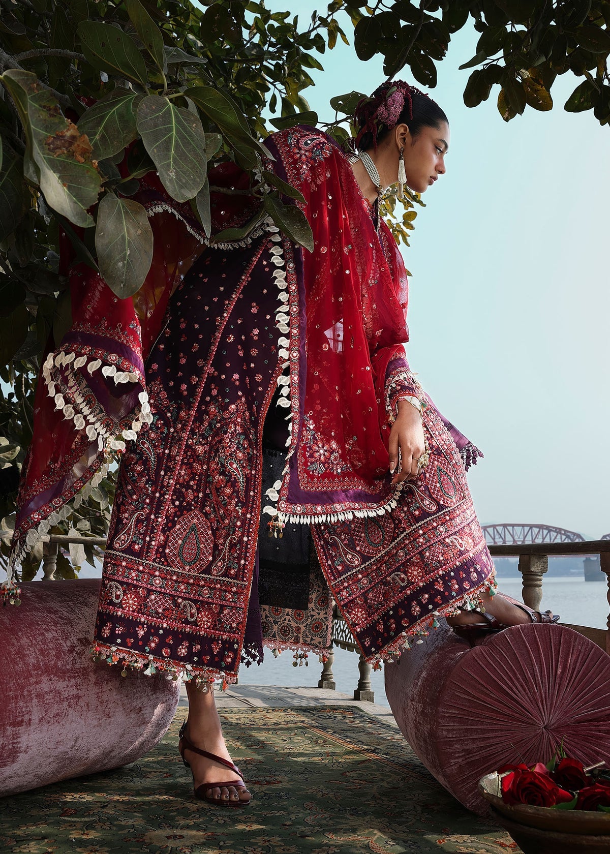 Hussain Rehar | Kalabagh Luxury Lawn 26 | Nihdi, image 5