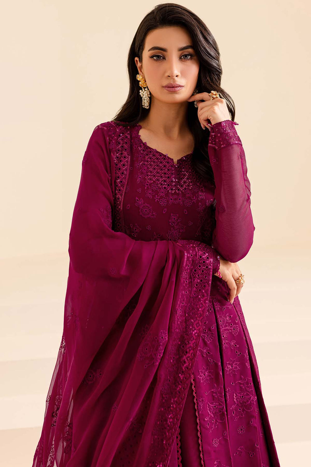 Farasha | Lumiere Formals | Mystic Mauve by Designer Farasha - House of Maryam - Pakistani Designer Ethnic Wear in {{ shop.shopifyCountryName }}