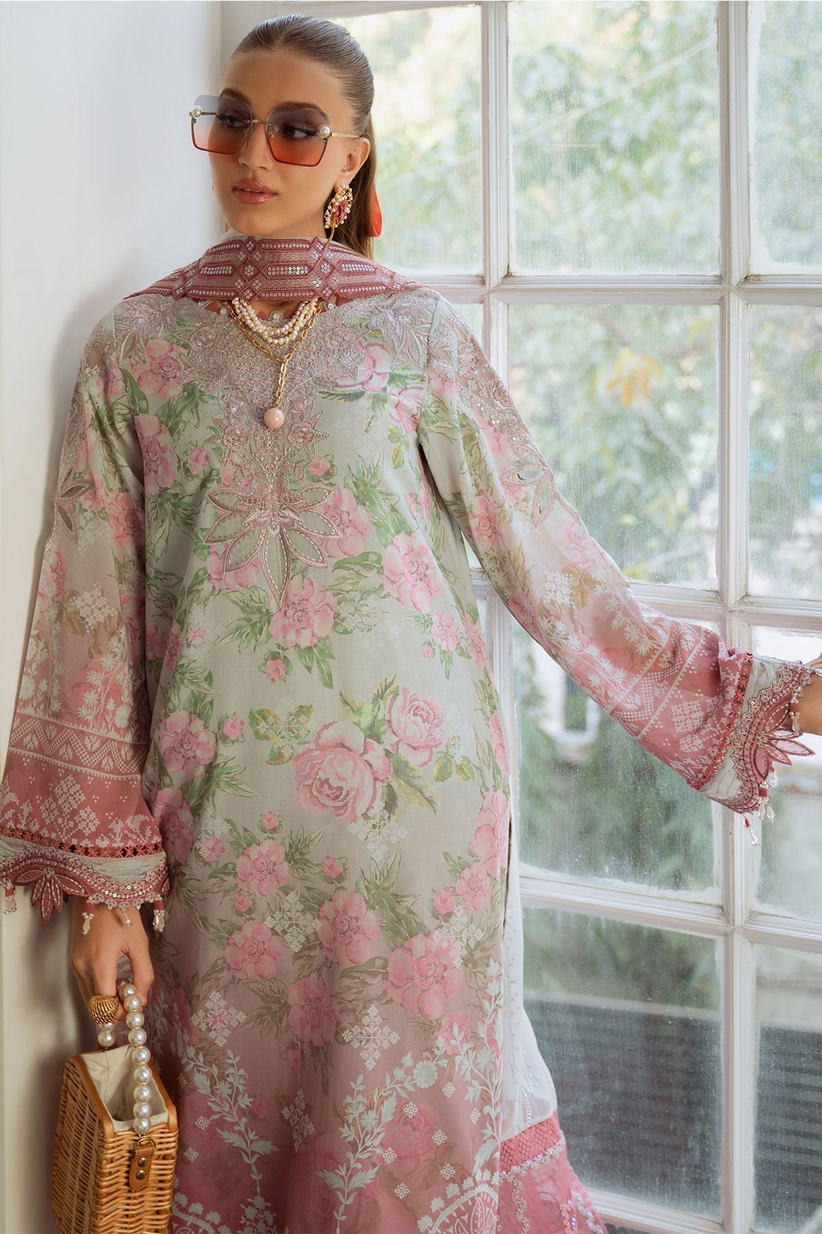 Nureh | Maya Swiss Lawn | NS-147 -  Nureh Ladies Clothes - Original Designer Dress - House of Maryam