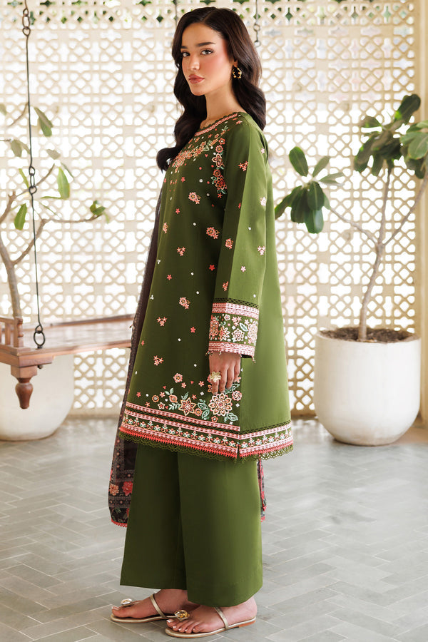 Farasha | Summer Weaves Embroidered Lawn | Olivine Dreams -  Farasha Ladies Clothes - Original Designer Dress - House of Maryam