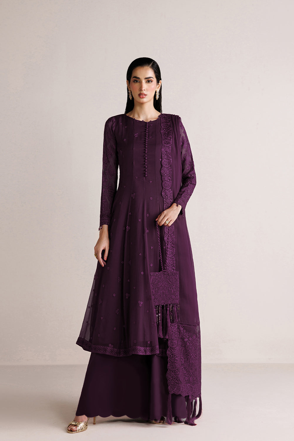 Farasha | Chiffon Essentials 26 | Violet Grace