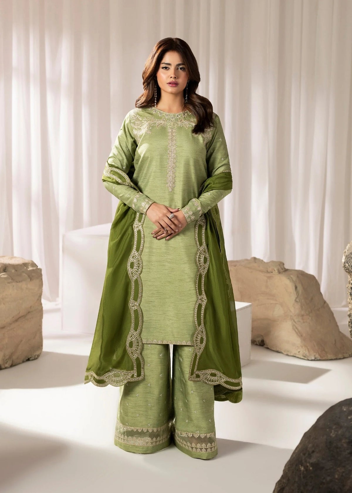 Jamnii | Silk Atelier Pret 26 | MINT CRUSH, image 2