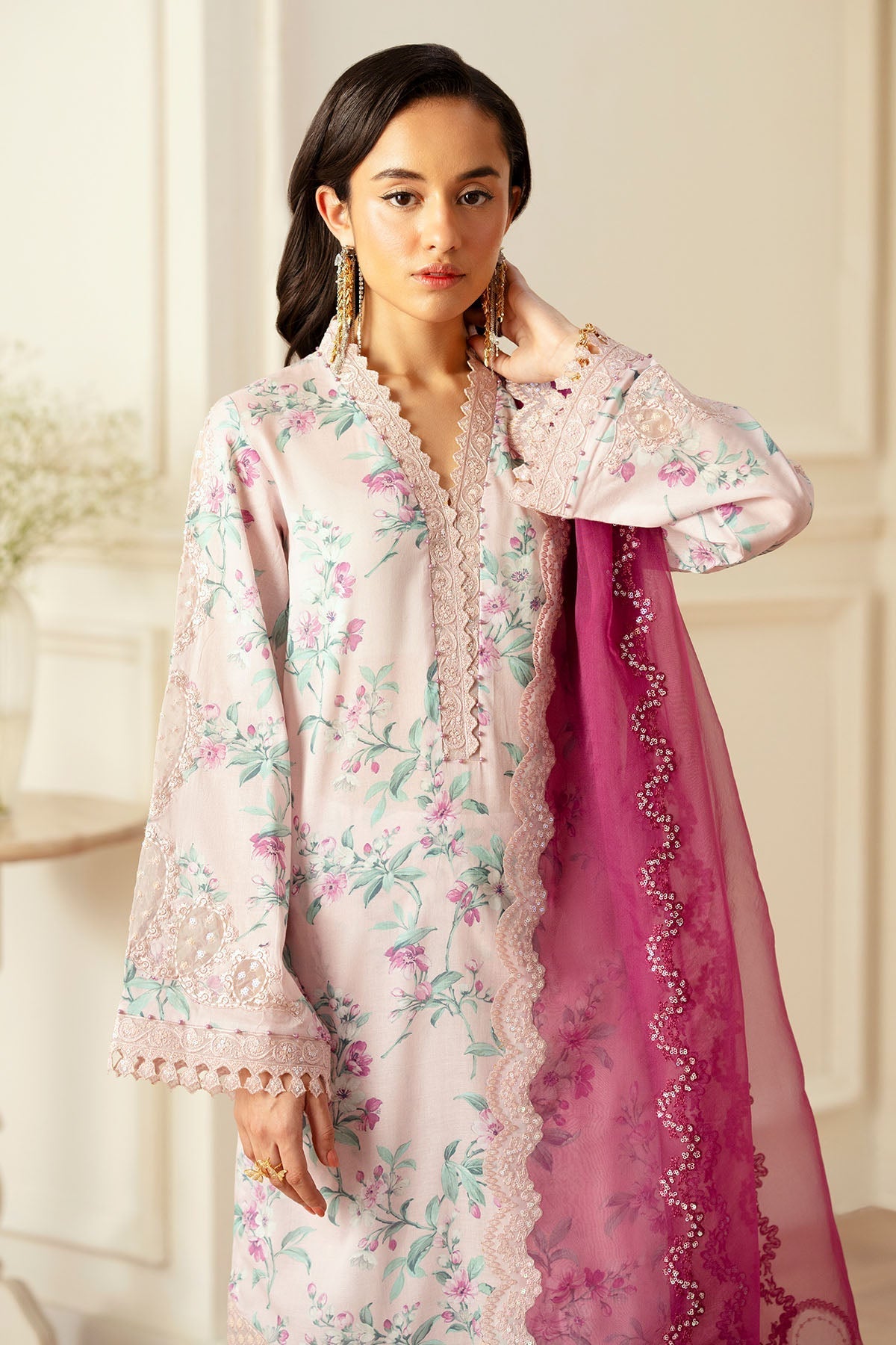 Nureh | Feya Eid Lawn | FE-01 -  Nureh Ladies Clothes - Original Designer Dress - House of Maryam