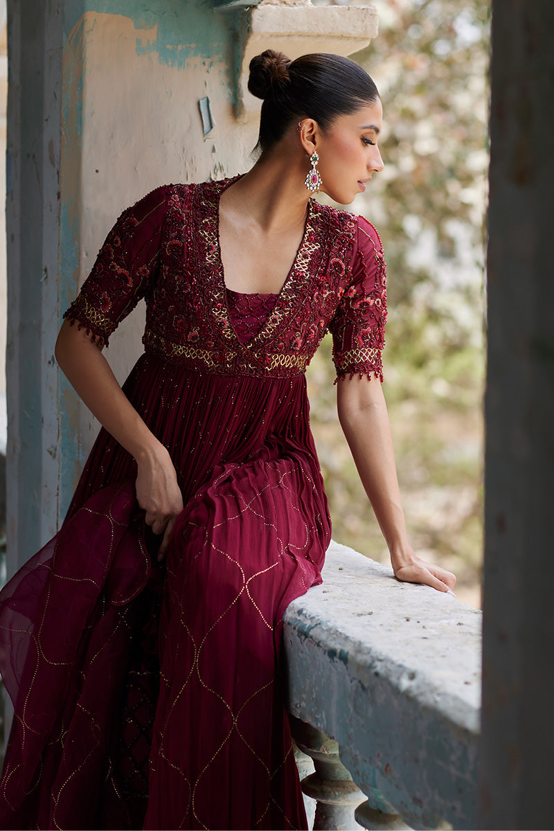 Mina Hassan | Formal Dholki Collection | Arooba -  Mina Hassan Ladies Clothes - Original Designer Dress - House of Maryam