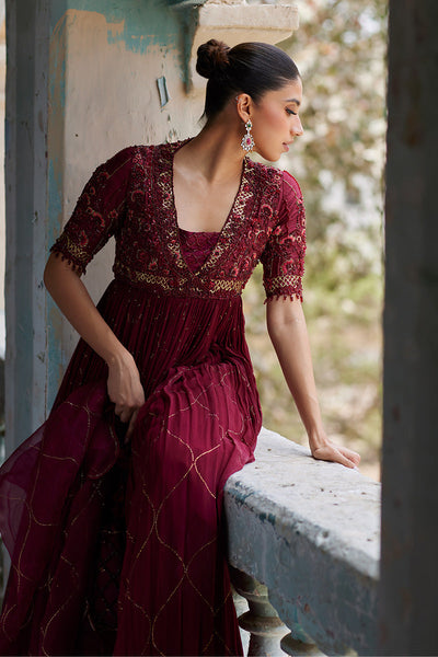 Mina Hassan | Formal Dholki Collection | Arooba -  Mina Hassan Ladies Clothes - Original Designer Dress - House of Maryam