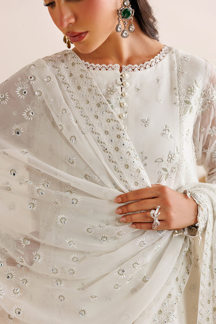 Farasha | Chiffon Threads 26 | Alpine White-3