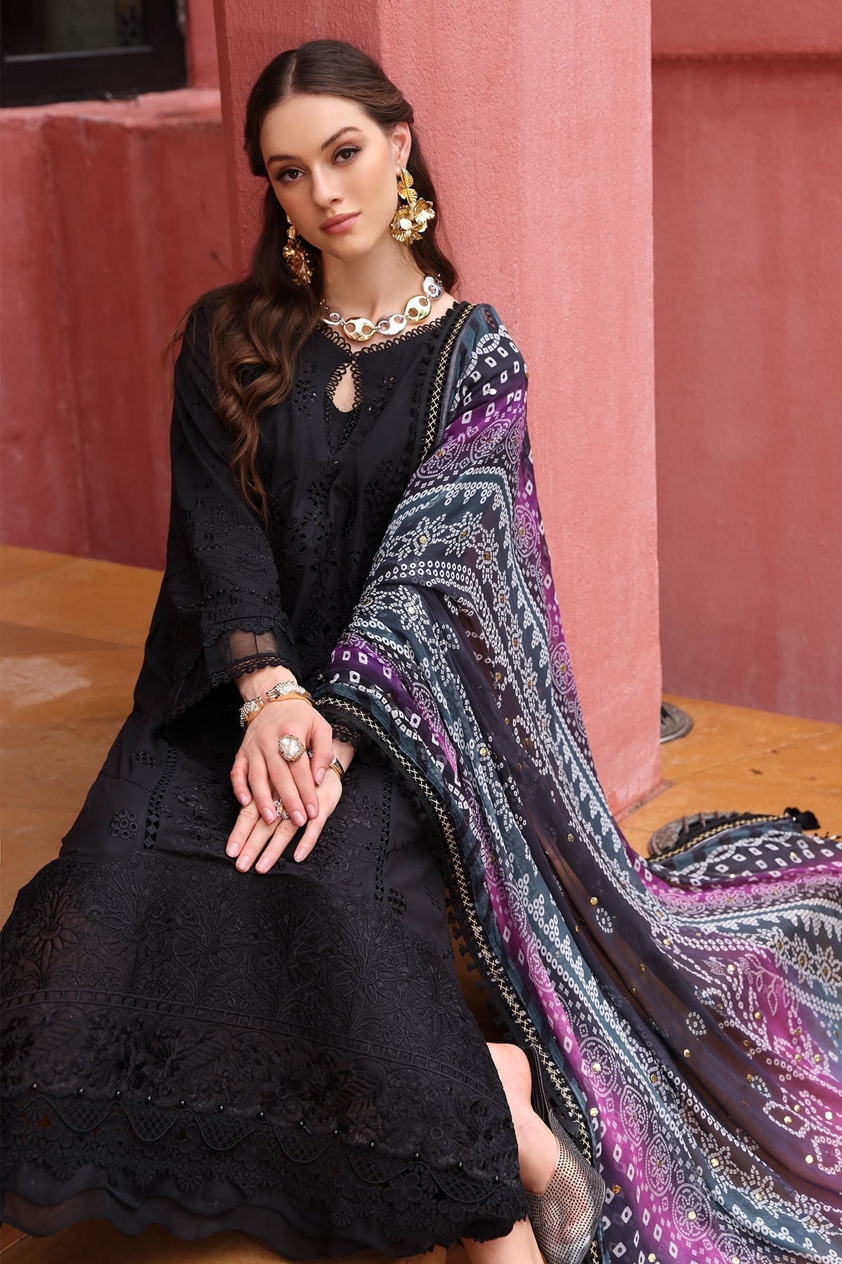 Nureh | Bazaar Lawn 25 | NE-110 -  Nureh Ladies Clothes - Original Designer Dress - House of Maryam