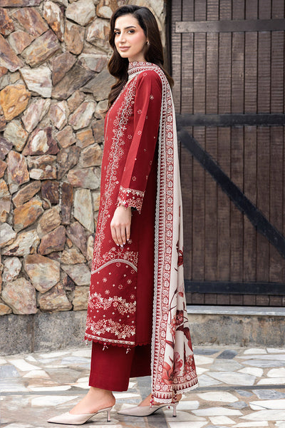 Farasha | Eminence Khaddar 25 | Claret