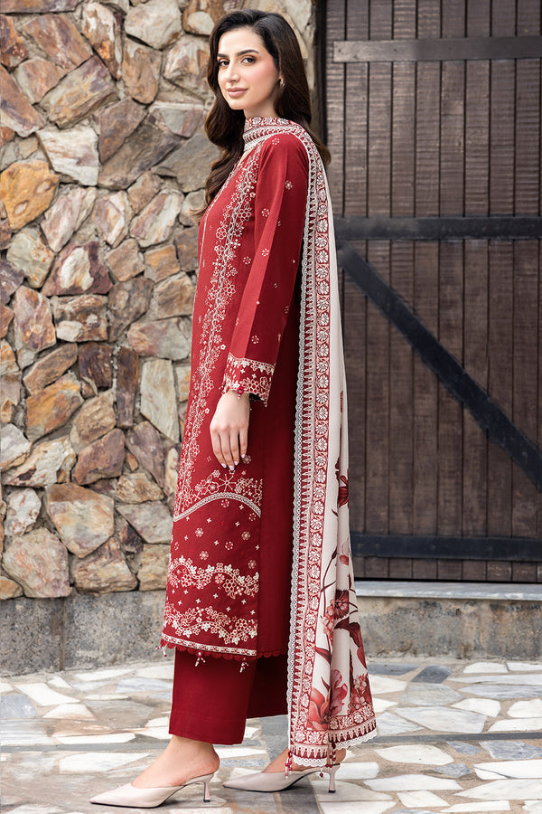 Farasha | Eminence Khaddar 25 | Claret-3