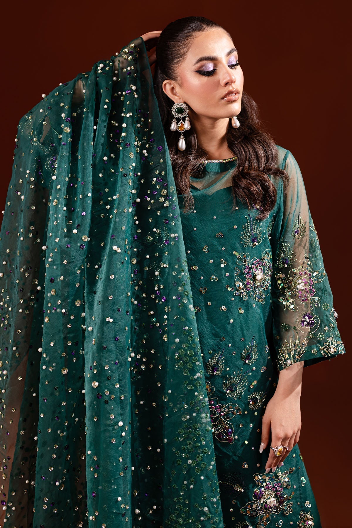 Nureh | Tiny Twinkles | NP-468 by Designer Nureh - House of Maryam - Pakistani Designer Ethnic Wear in {{ shop.shopifyCountryName }}