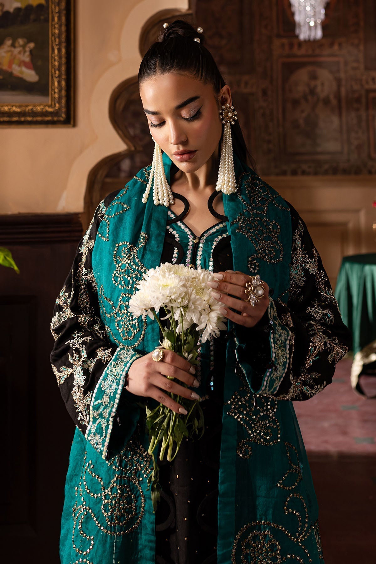 Nureh | Nur Mahal Formals |  NE-140 -  Nureh Ladies Clothes - Original Designer Dress - House of Maryam