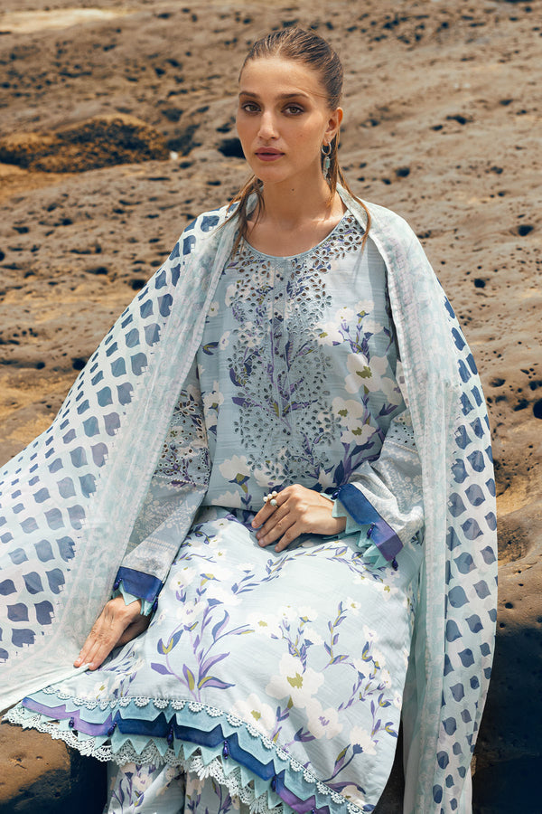 Nureh | Gardenia Lawn 24 | N-08 -  Nureh Luxury - Original Designer Dress - House of Maryam