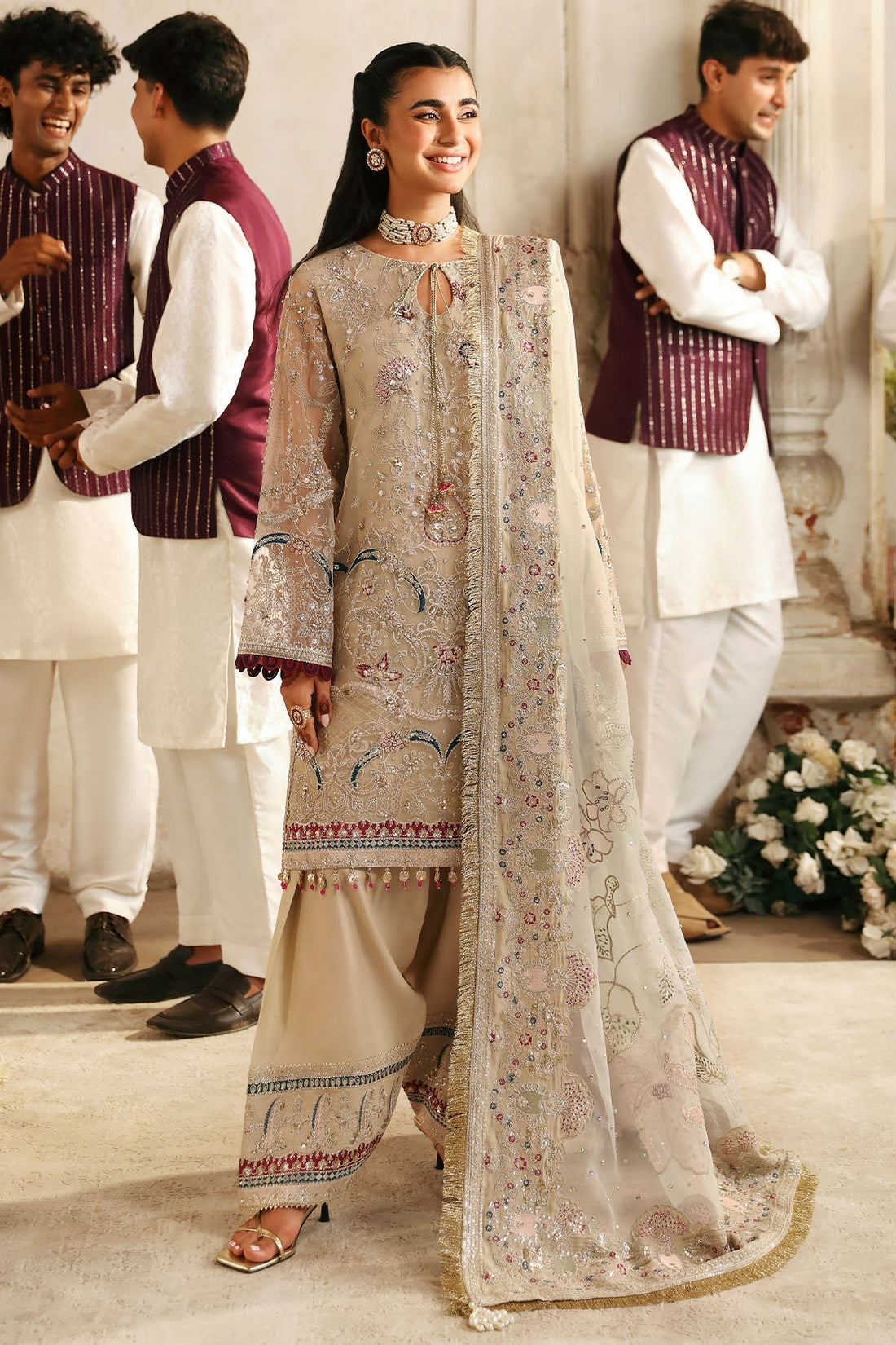 Nureh | Jhoomro Wedding Formals | NL-72 CHANDNI by Designer Nureh - House of Maryam - Pakistani Designer Ethnic Wear in {{ shop.shopifyCountryName }}