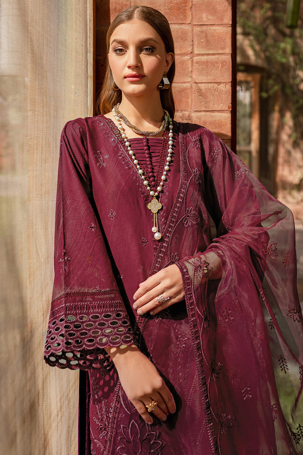 Farasha | Summer Weaves Embroidered Lawn | Zella -  Farasha Ladies Clothes - Original Designer Dress - House of Maryam