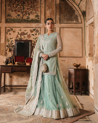 Faiza Saqlain | Zimmal Formals | Valari -  Faiza Saqlain Ladies Clothes - Original Designer Dress - House of Maryam