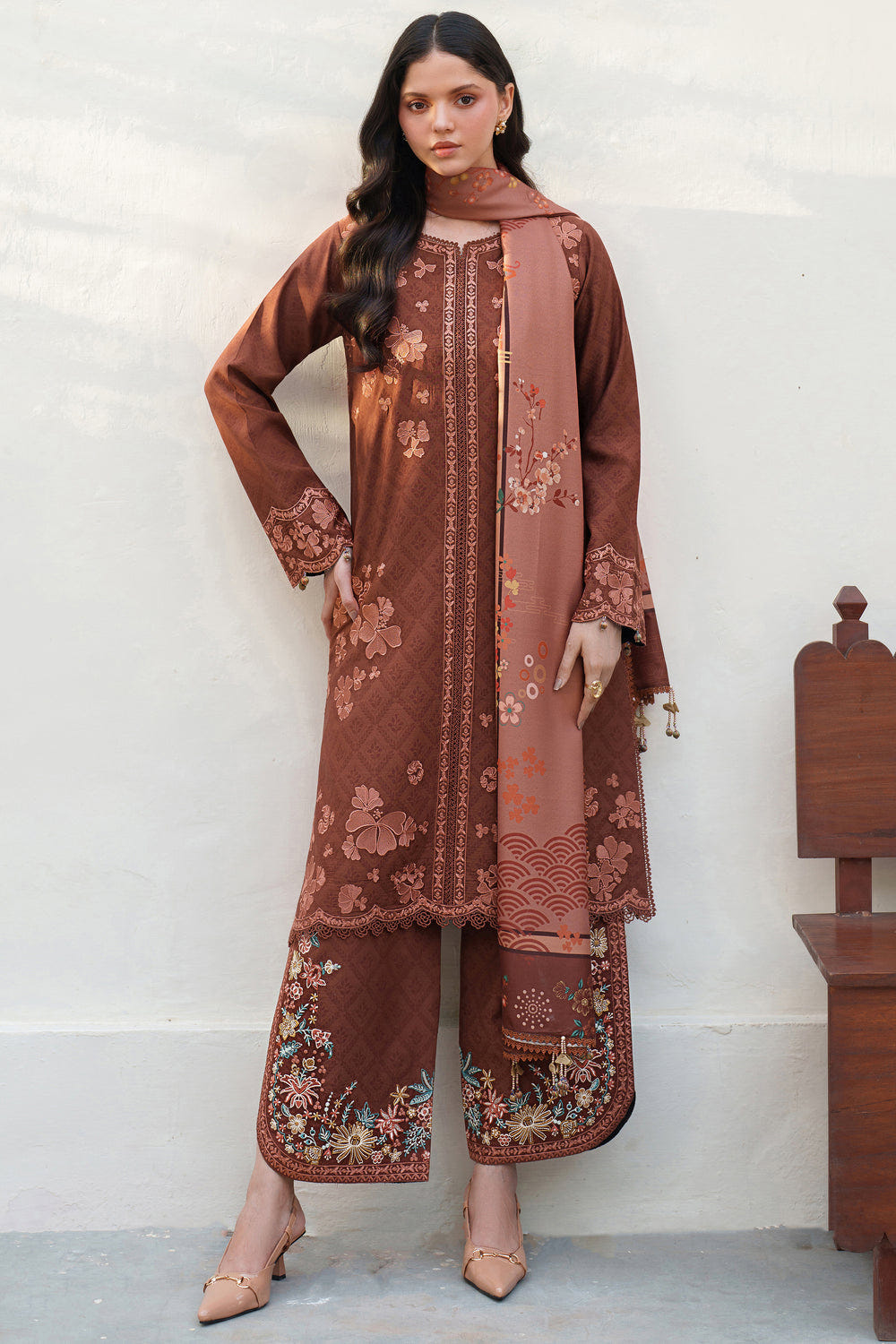 Farasha | Meline Premium Viscose 25 | Brown Clay