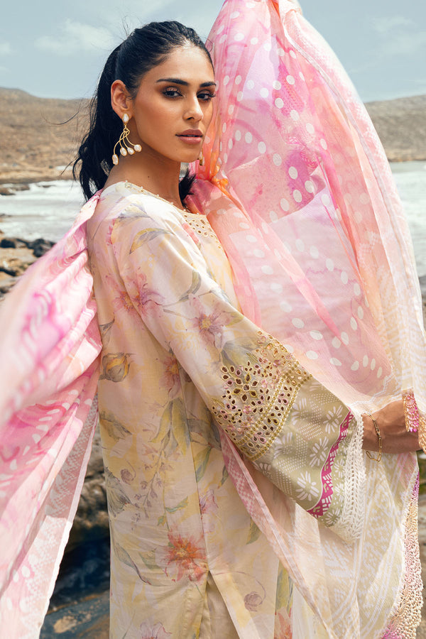 Nureh | Gardenia Lawn 24 | N-06 -  Nureh Luxury - Original Designer Dress - House of Maryam