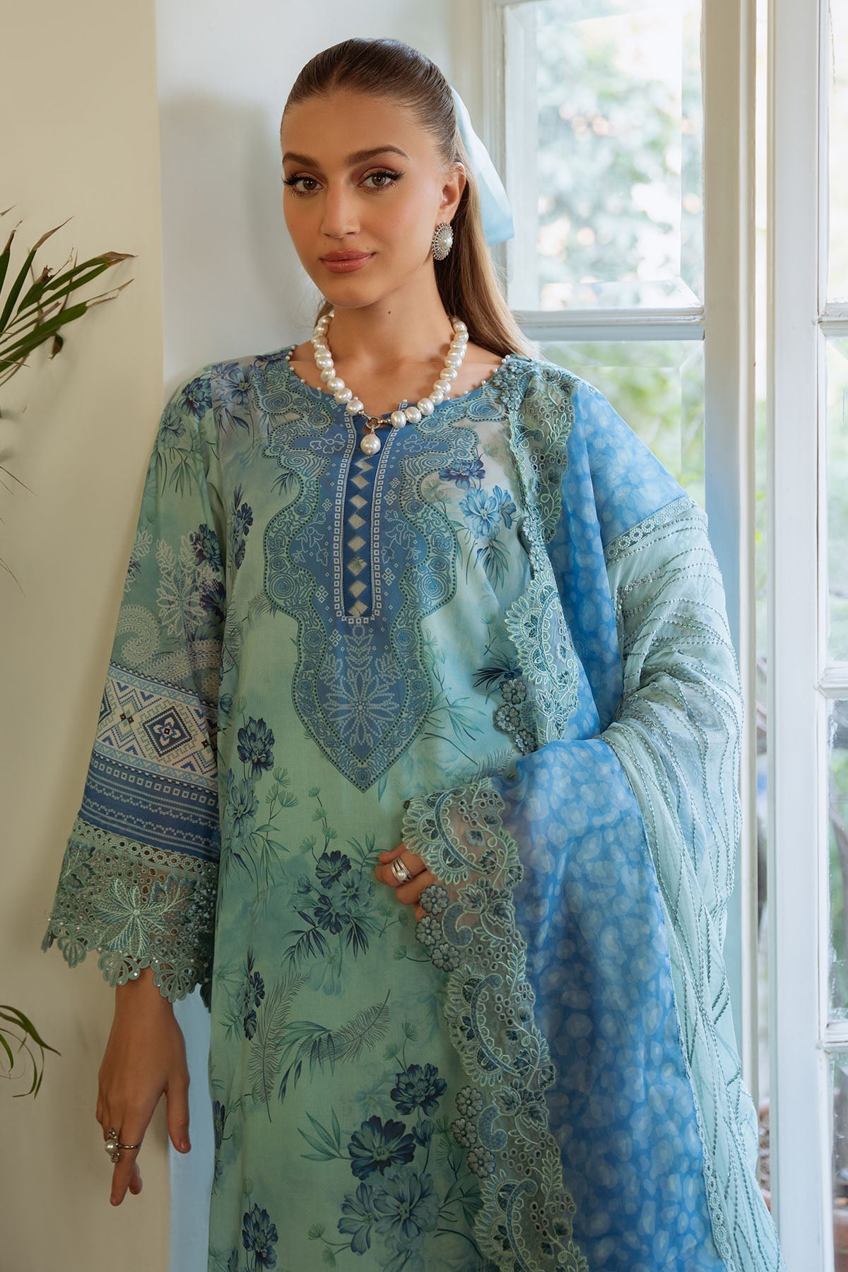 Nureh | Maya Swiss Lawn | NS-152 -  Nureh Ladies Clothes - Original Designer Dress - House of Maryam