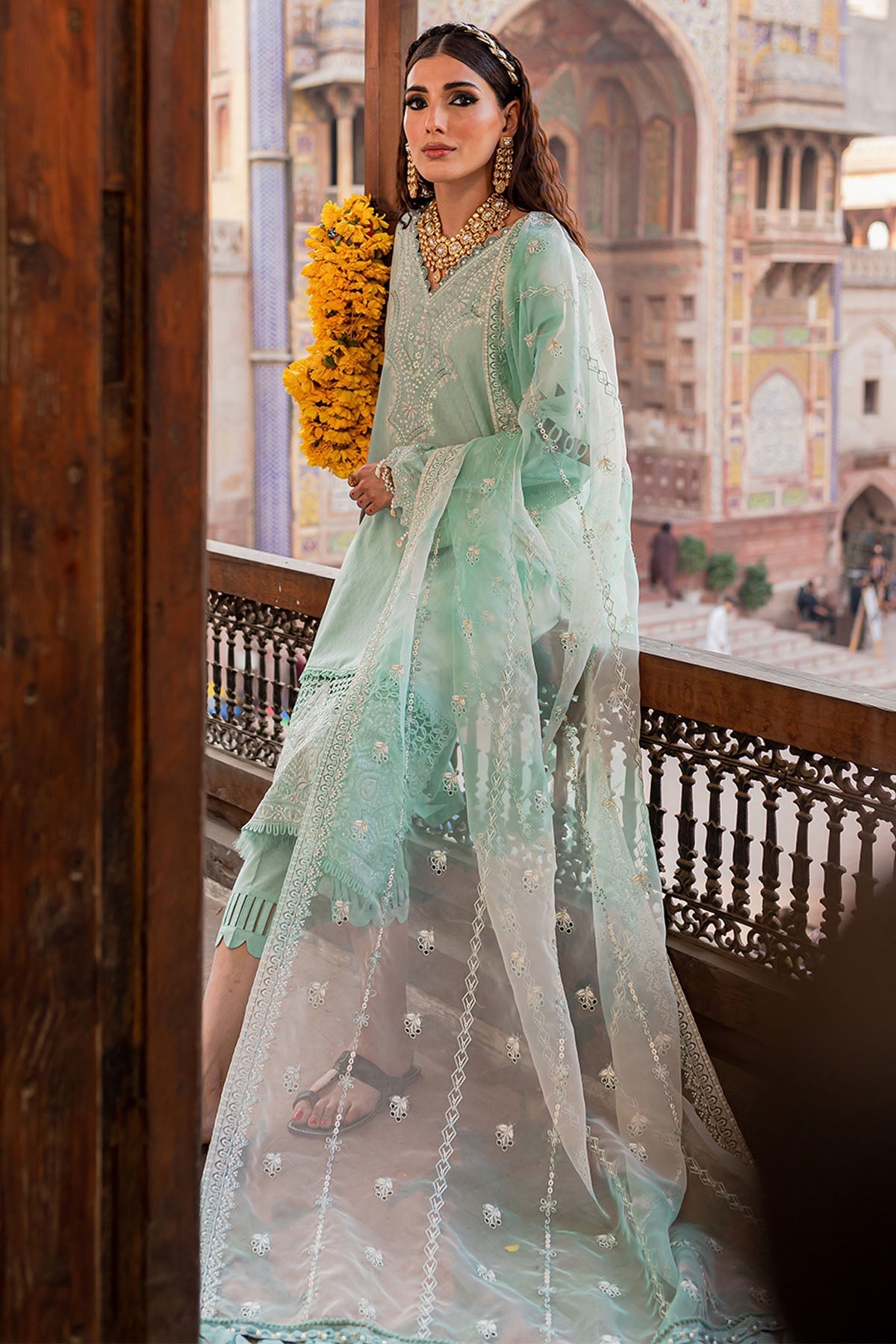 Nureh | Lawn Jacquard | NS-77 -  Nureh Ladies Clothes - Original Designer Dress - House of Maryam
