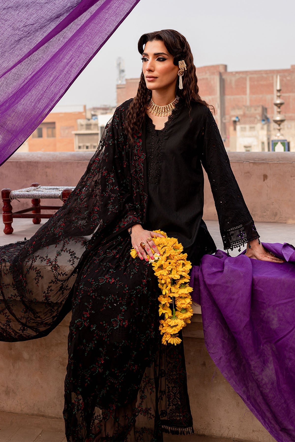 Nureh | Lawn Jacquard | NS-80 -  Nureh Ladies Clothes - Original Designer Dress - House of Maryam