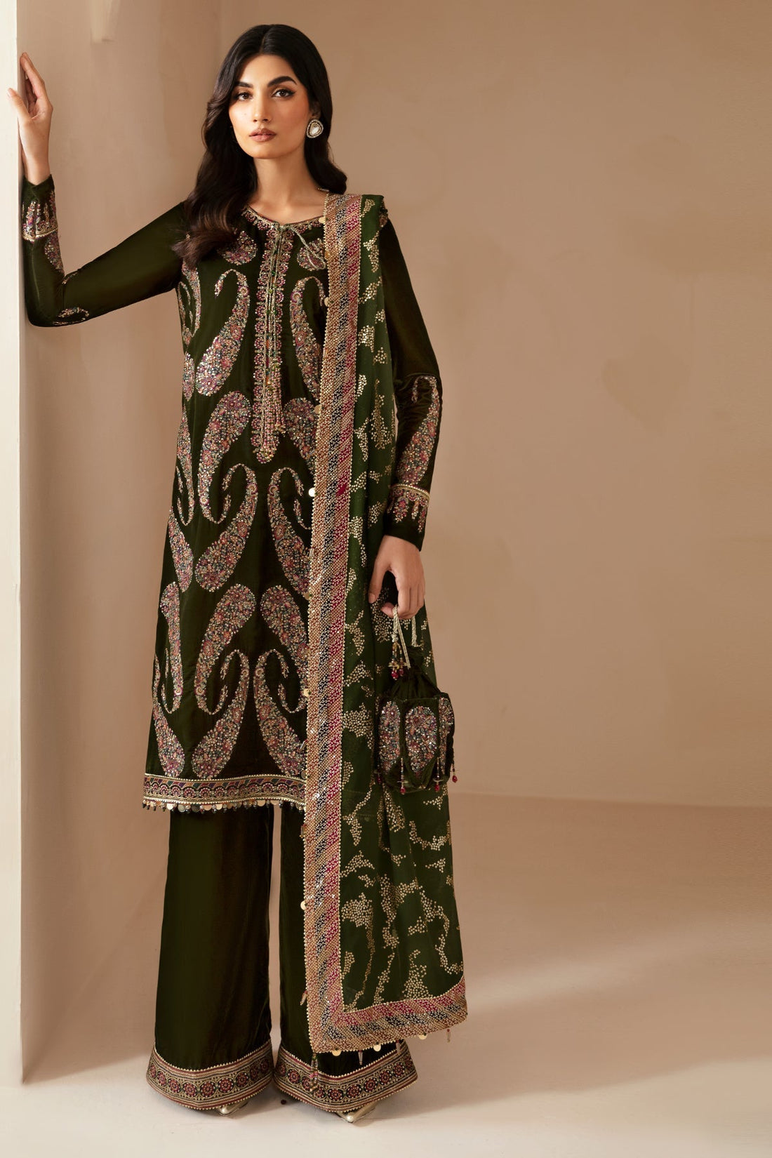 Jazmin | Velvet Edit 24 | Velvet Formal VF-2023 by Designer Jazmin - House of Maryam - Pakistani Designer Ethnic Wear in {{ shop.shopifyCountryName }}