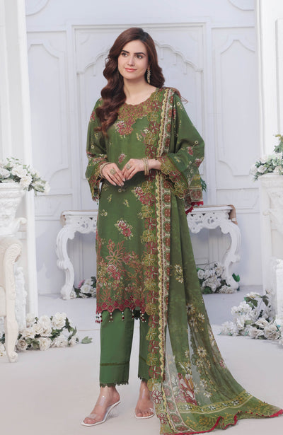 Al Zohaib | Applique Kari Cutwork Edit 25 | ACE-25-03 -  Alzohaib Ladies Clothes - Original Designer Dress - House of Maryam