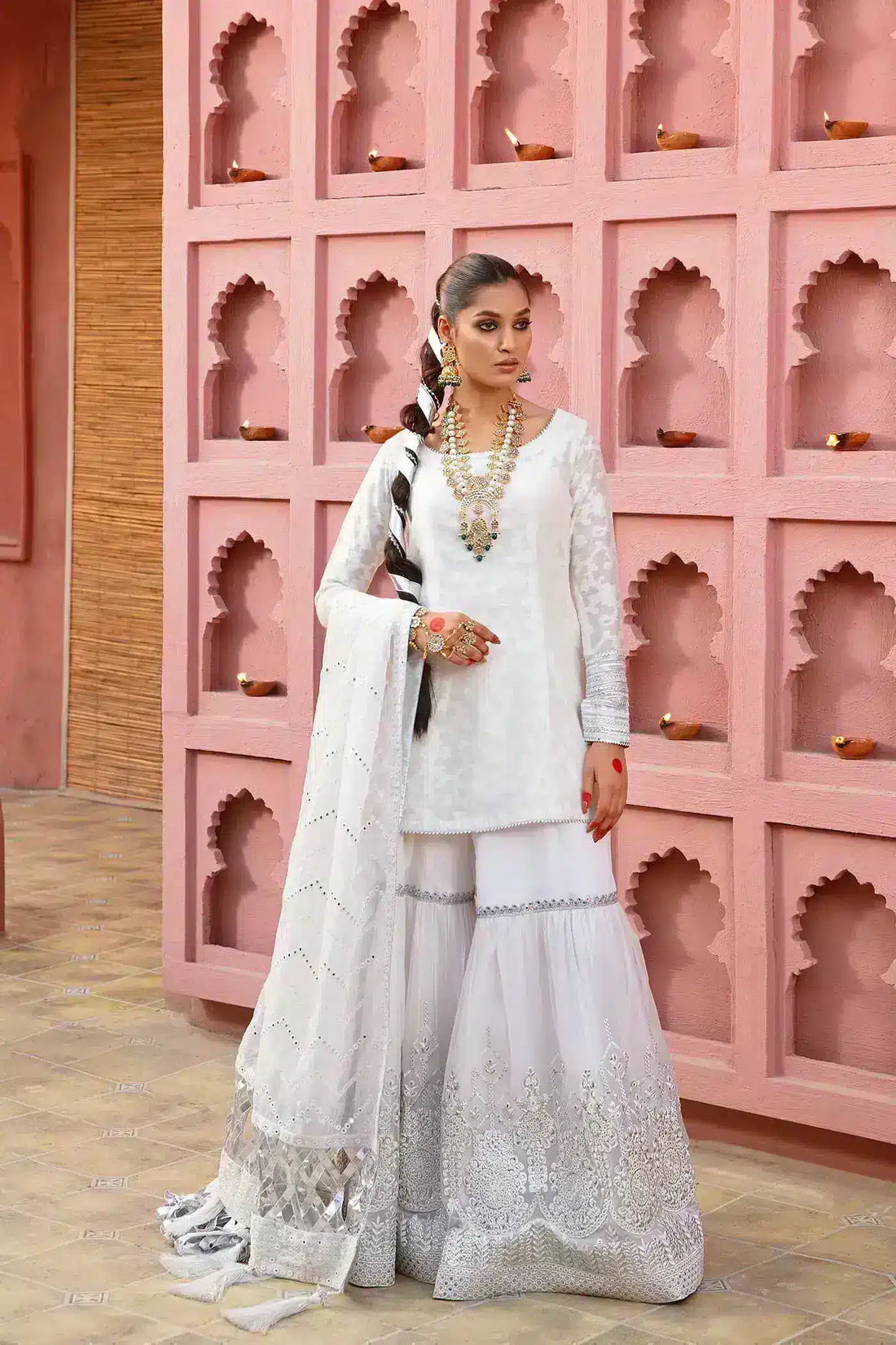 Nilofer Shahid | Nur e Subh Formals | Chandni -  Nilofer Shahid Formal -  House of Maryam