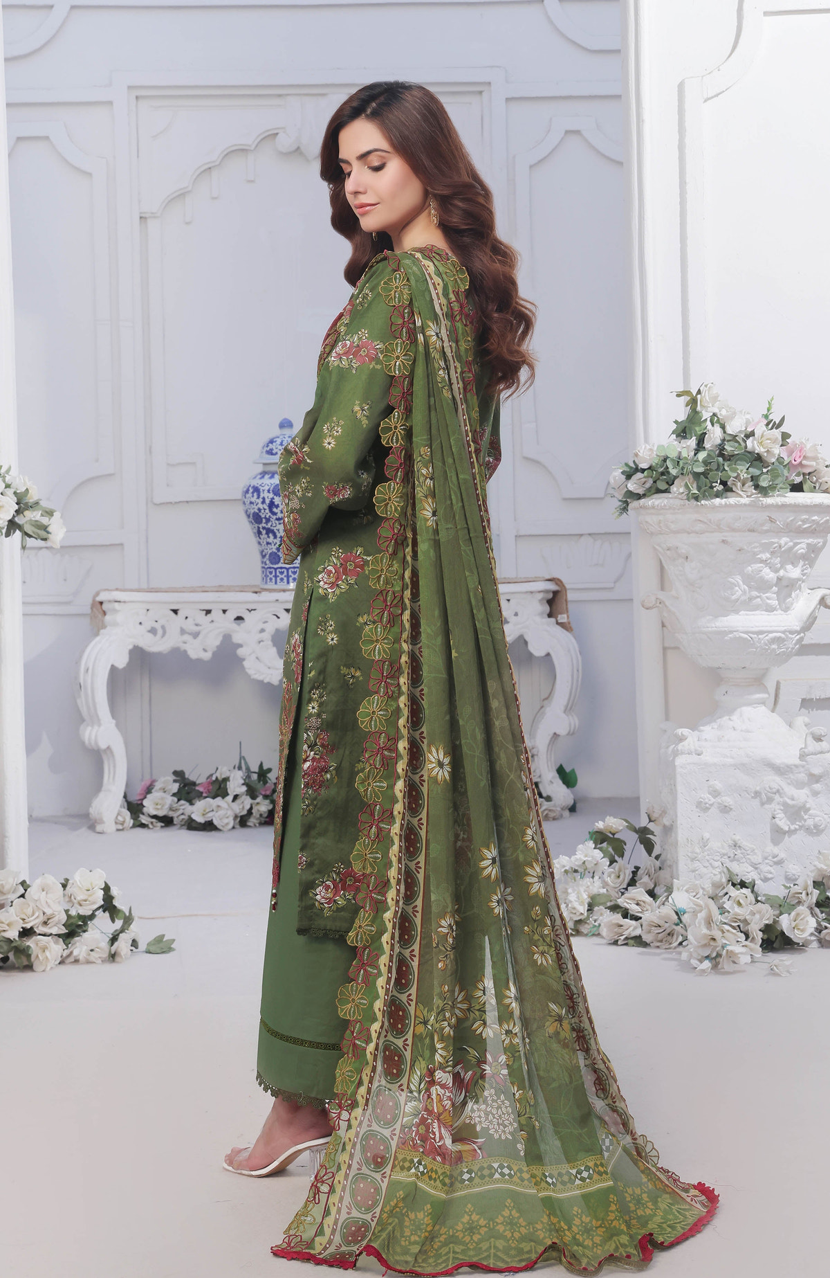 Al Zohaib | Applique Kari Cutwork Edit 25 | ACE-25-03 -  Alzohaib Ladies Clothes - Original Designer Dress - House of Maryam
