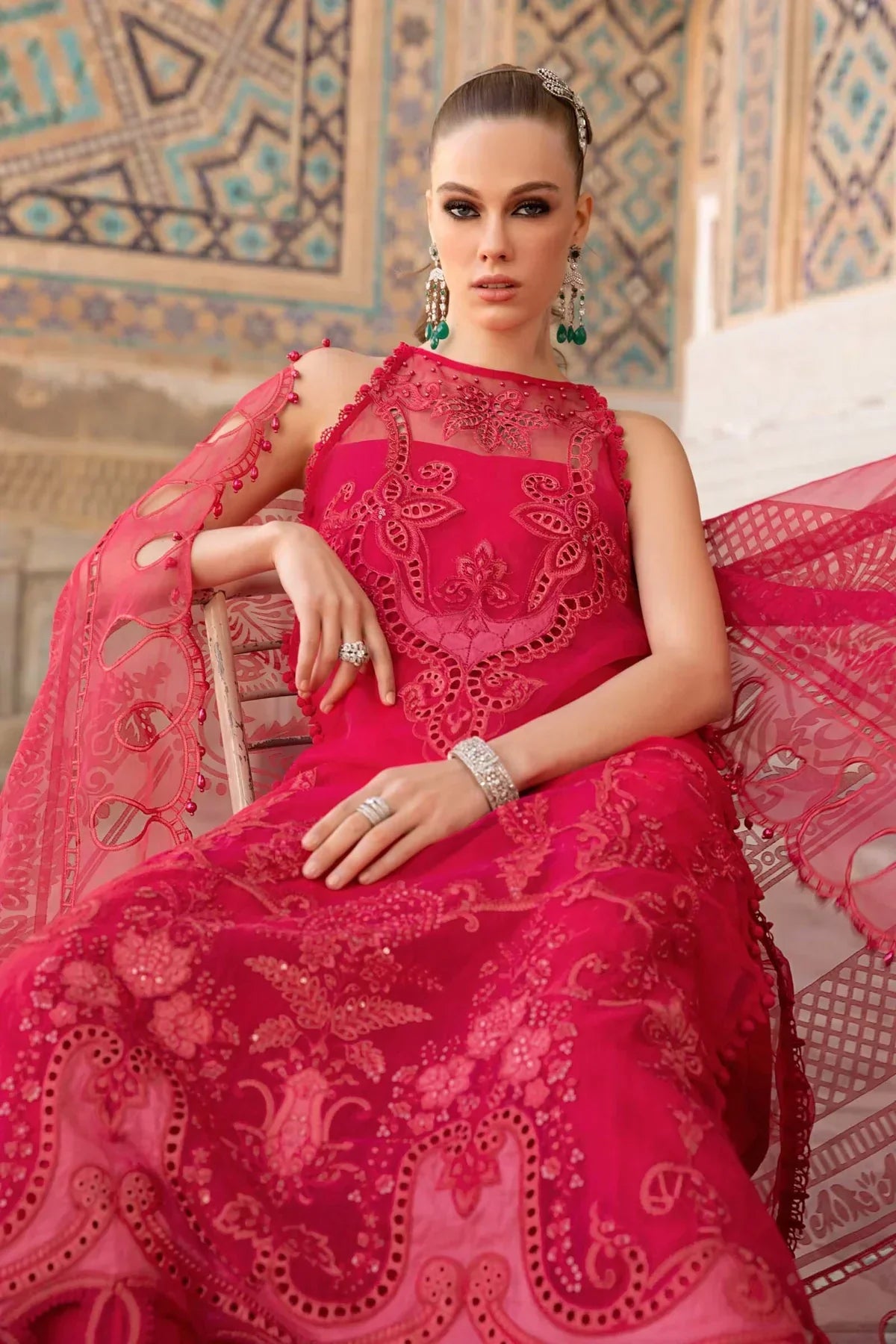 Maria B | Luxury Lawn | D-2303-A by Designer Maria B - House of Maryam - Pakistani Designer Ethnic Wear in {{ shop.shopifyCountryName }}