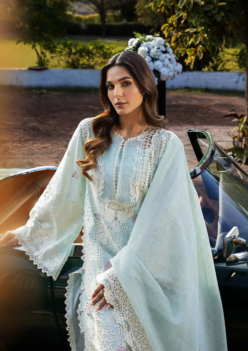 Kahf Premium | Luxury Lawn 25 | KLR-2B Garnet -  Kahf Premium Ladies Clothes - Original Designer Dress - House of Maryam