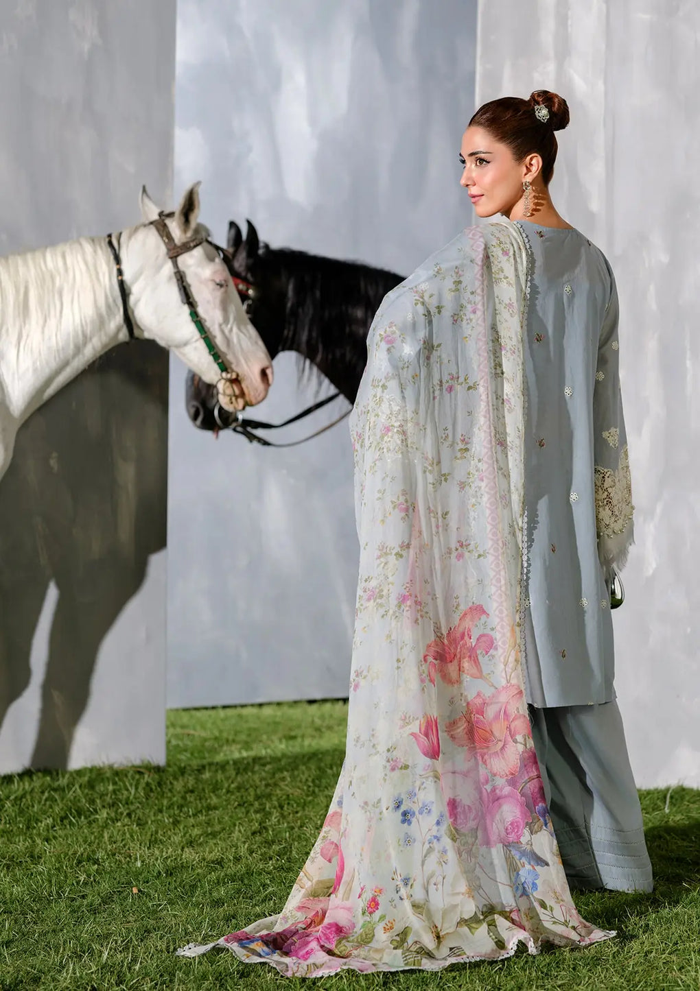 Elaf Premium | Luxury Lawn 25 | ELH-7B ISSABEL -  Elaf Premium Ladies Clothes - Original Designer Dress - House of Maryam