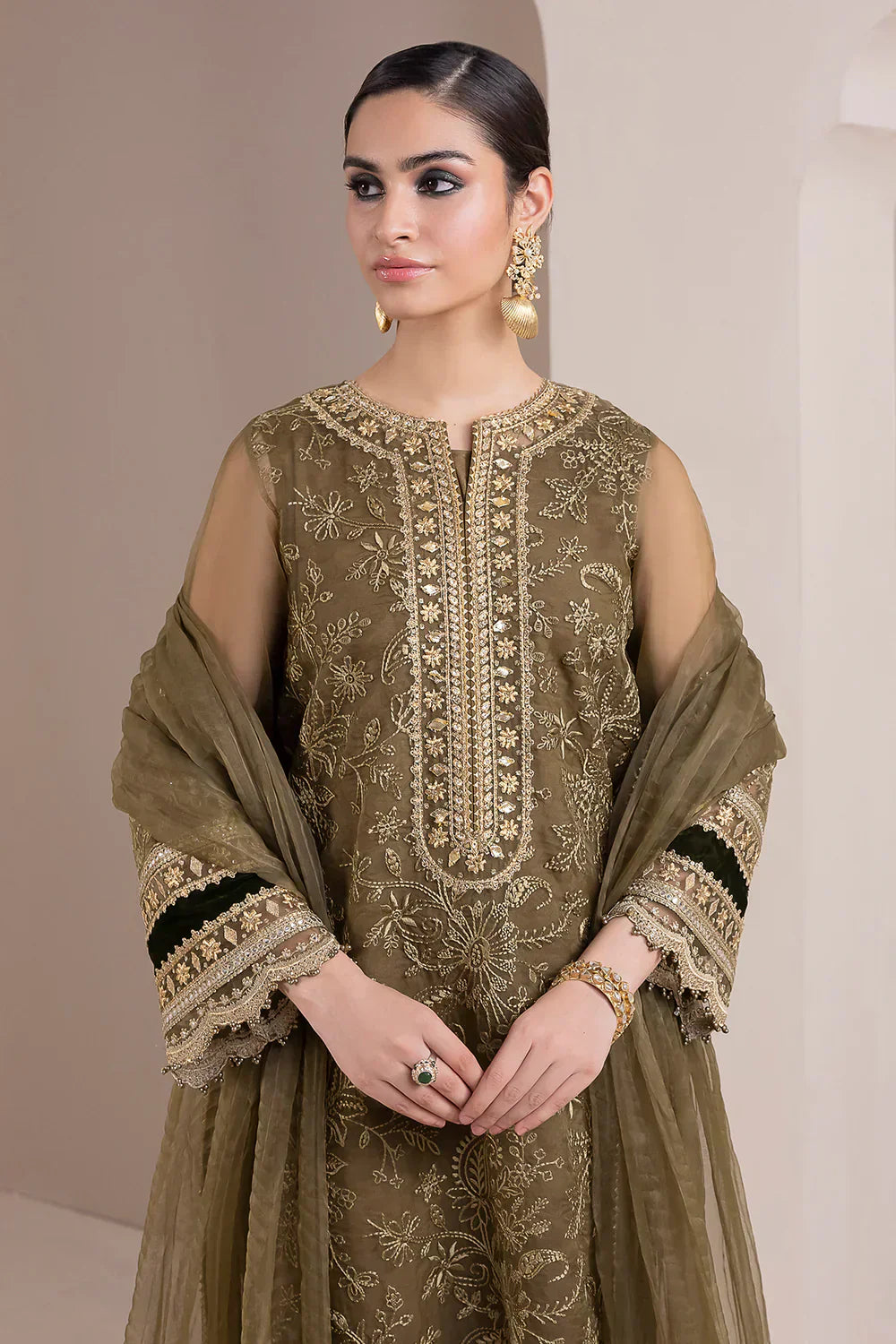 Baroque | Formals Collection | UF-414 -  Baroque Formal - Original Designer Dress - House of Maryam