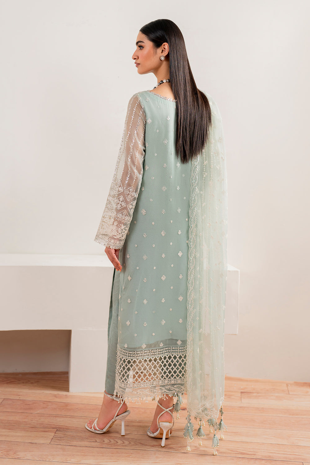 Baroque | Formals Collection | EMBROIDERED CHIFFON UF-680, image 2