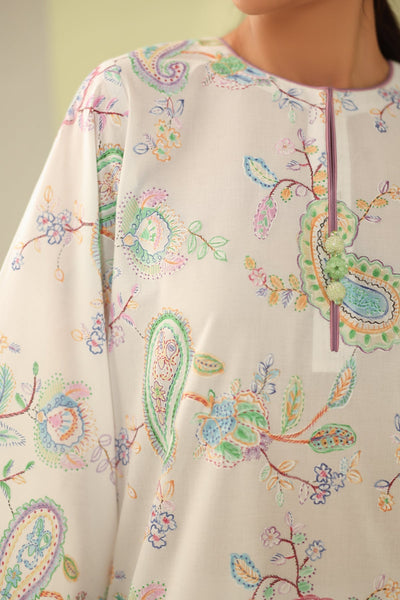 Baroque | Eid Printique | EMBROIDERED PRINTED LAWN UF-4179 -  Baroque Ladies Clothes - Original Designer Dress - House of Maryam