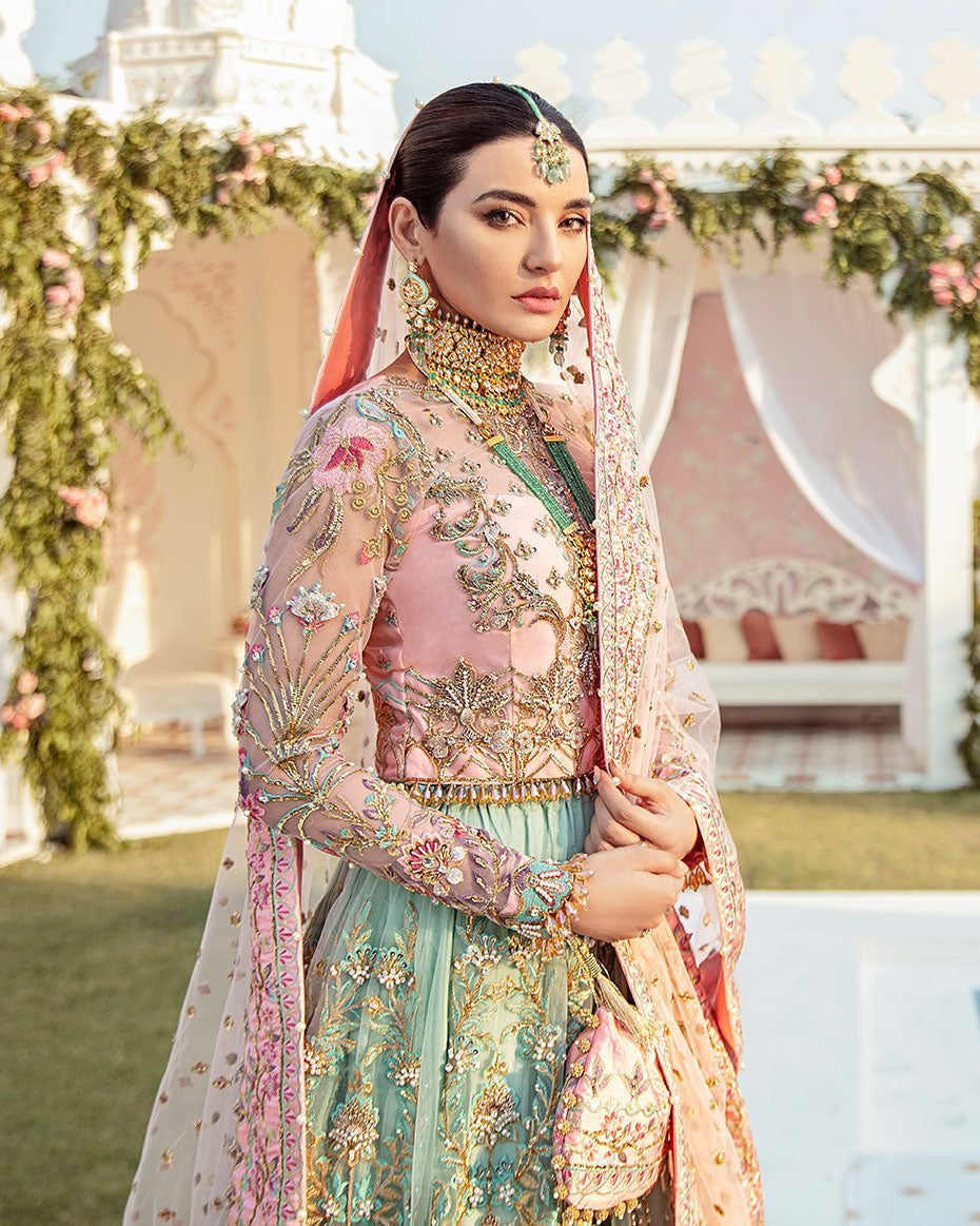 Gulaal | Wedding Formals | Joli Embroidered Net 3-Piece Suit WS-03