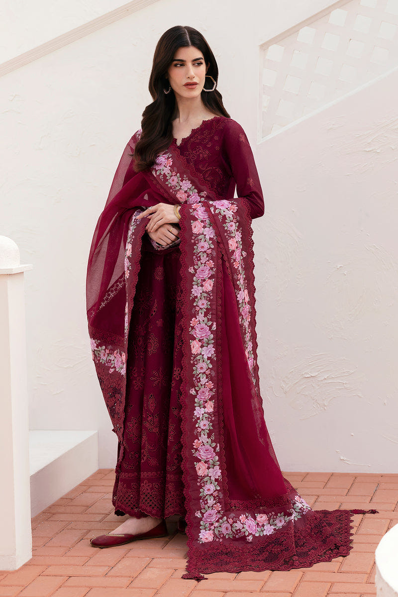 Baroque | Eid Lawn 25 | EL-D05 -  Baroque Ladies Clothes - Original Designer Dress - House of Maryam