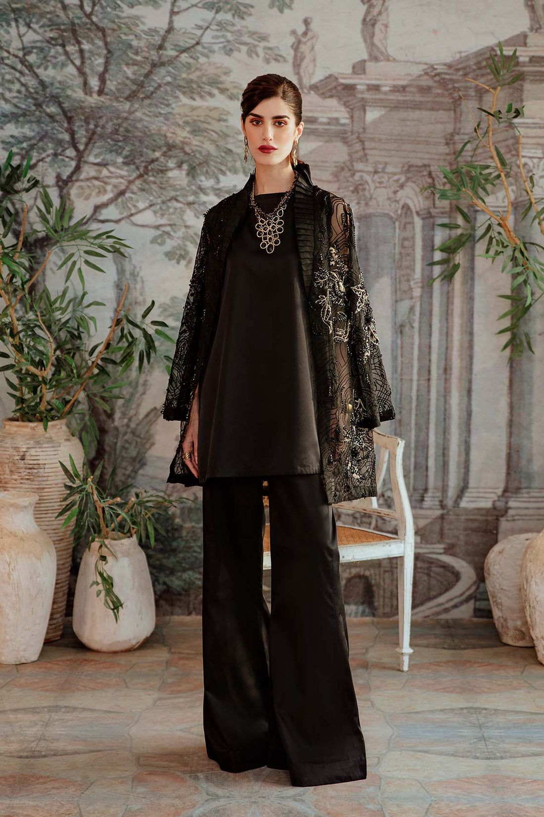 Mina Kashif | Ala Mode Luxury Formals 23 | Luna by Designer Mina Kashif - House of Maryam - Pakistani Designer Ethnic Wear in {{ shop.shopifyCountryName }}