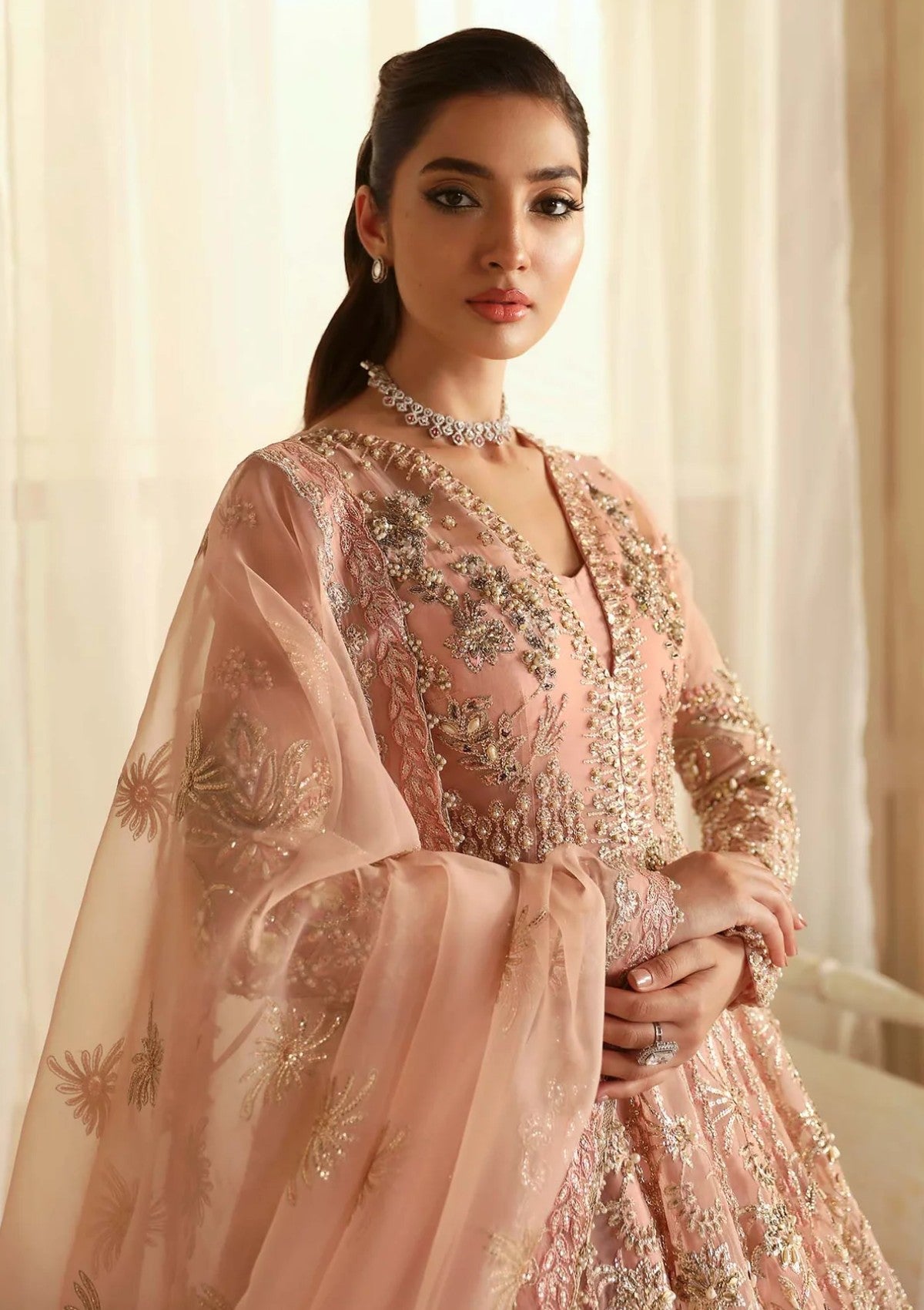Akbar Aslam Sueno organza formal maxi, photo 4