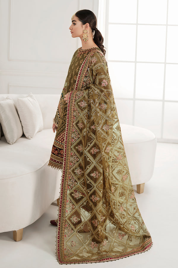 Baroque | Luxury Collection | EMBROIDERED CHIFFON CH10-06 -  Baroque Ladies Clothes - Original Designer Dress - House of Maryam