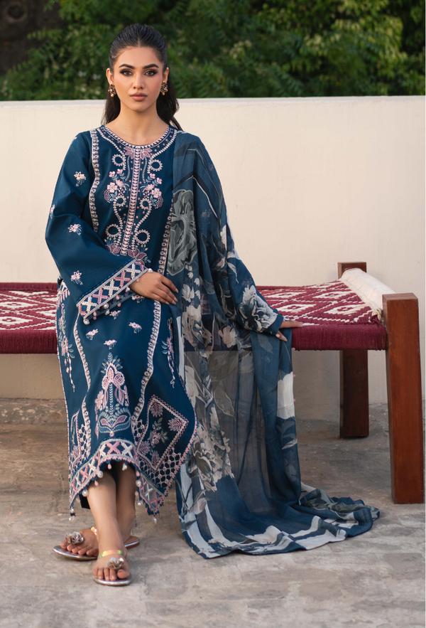 Humdum | Mehrmaa Lawn | D06 Meher-2