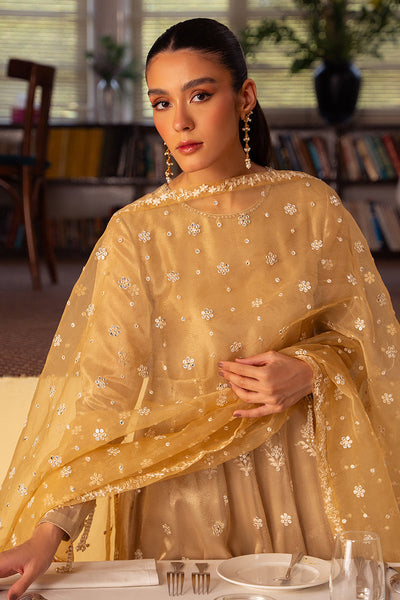 Cross Stitch | Luxury Pret | Amber Aura-2 PC (Shirt & Dupatta)