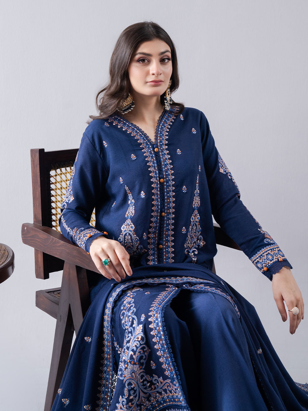 Faiza Faisal | Winter Edit 2024 | NAILA -  Faiza Faisal Ladies Clothes - Original Designer Dress - House of Maryam