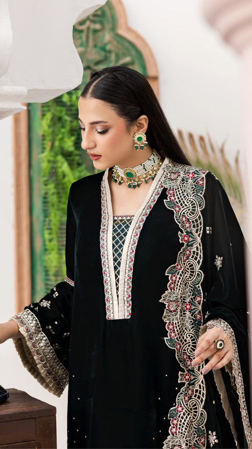 Zebtan | Andaz e Makhmal | ZAM-07 -  Zebtan Ladies Clothes - Original Designer Dress - House of Maryam
